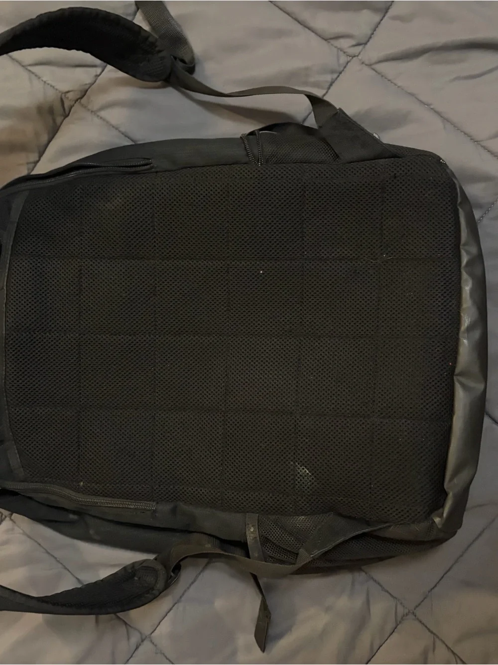 Nike Black Men's Backpack with White Swoosh